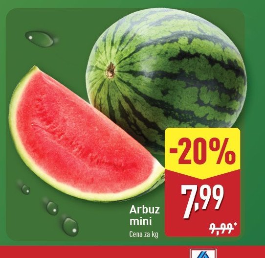 Arbuz mini promocja w Aldi