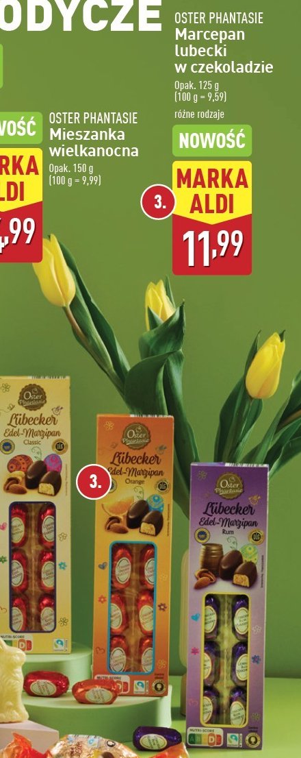 Marcepan lubecki z rumem Oster phantasie promocja w Aldi