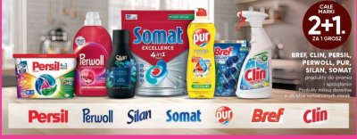 Produkty do prania PERSIL, PERWOLL, SILAN, SOMAT, PUR, BREF, CLIN promocja w Super-Pharm