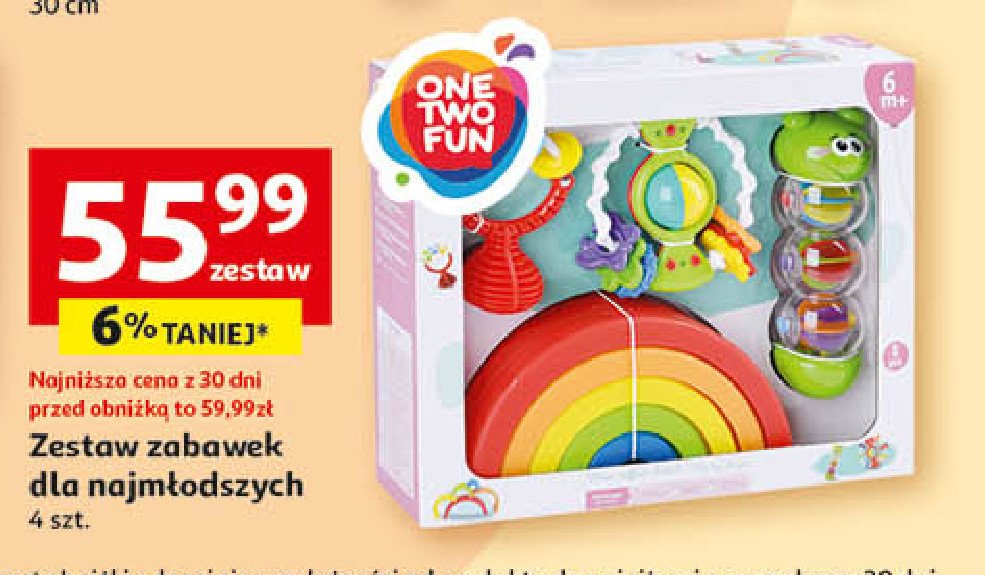 Zestaw zabawek dla najmłodszych One two fun promocja