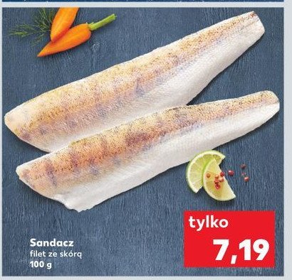 Sandacz filet ze skórą promocja