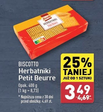 Herbatniki petit beurre Biscotto promocja