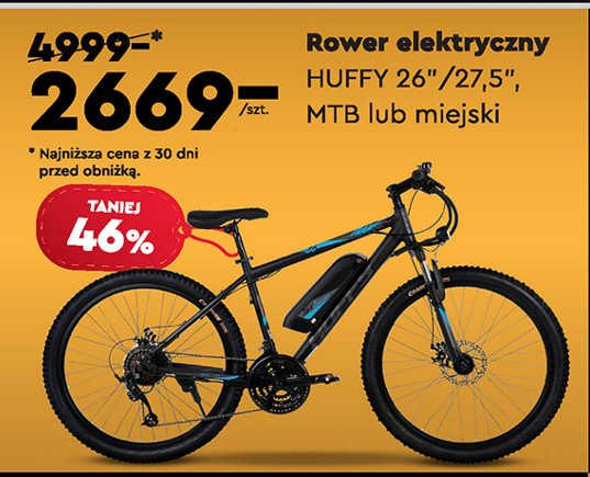 Rower elektryczny huffy 27.5'' Mtb promocja