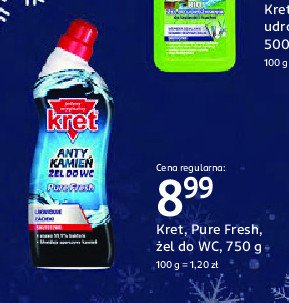 Żel do wc pure fresh Kret promocja