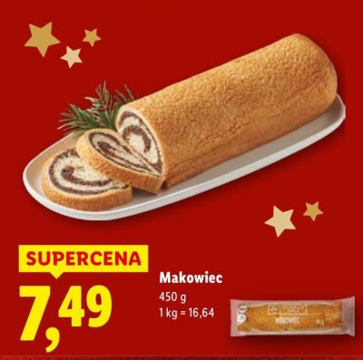 Makowiec promocja w Lidl