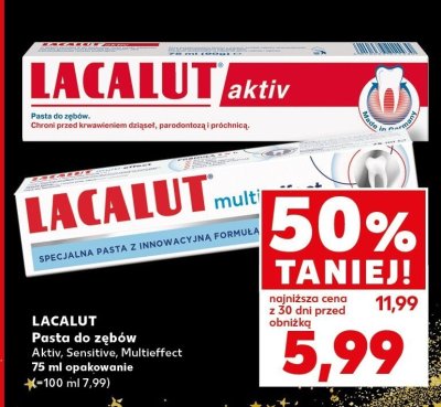 Pasta do zębów Multieffect promocja w Kaufland
