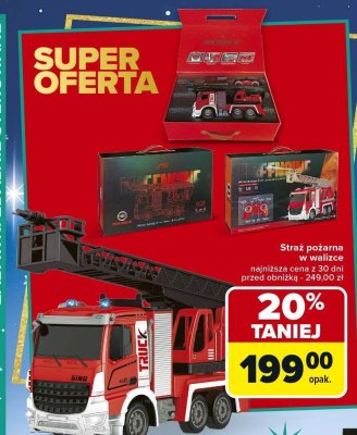 Straż pożarna w walizce promocja w Carrefour