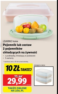 Pojemnik do przechowywania żywności LIVARNO HOME promocja