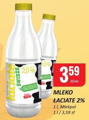 Mleko 艁aciate 2% promocja w Chorten
