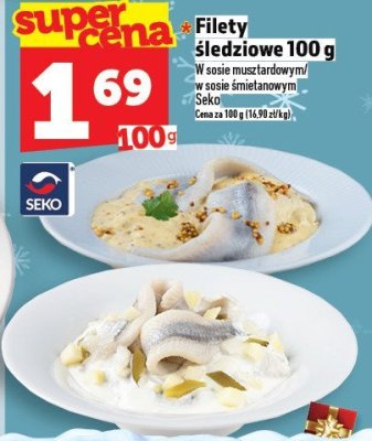 Filety śledziowe 100 g promocja w TOPAZ