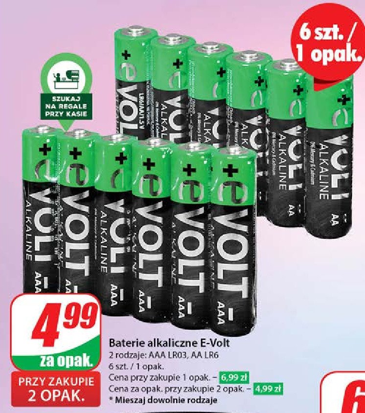 Baterie aaa lr03 EVOLT promocja