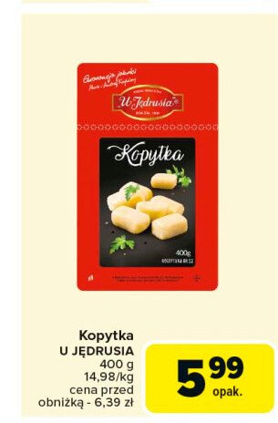 Kopytka U jędrusia promocja w Carrefour