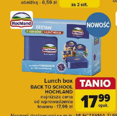 Zestaw serków + lunchbox Hochland promocja