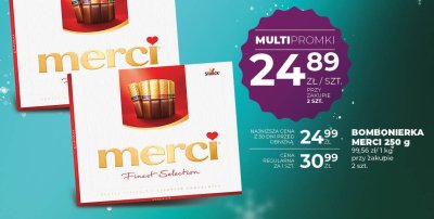 Bombonierka Merci 250 g Storck promocja w Duży Ben