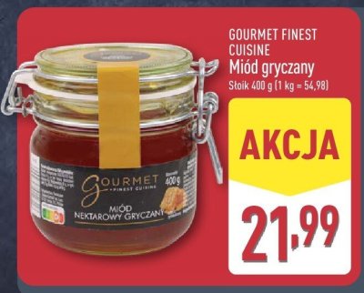 Miód gryczany  promocja w Aldi