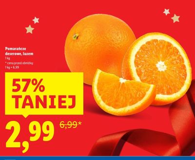 Pomarańcze deserowe, luzem promocja w Lidl