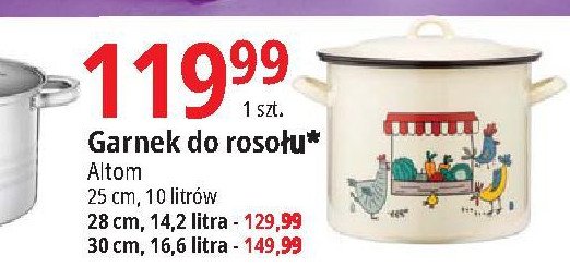 Garnek do roso艂u 14.2 l Altom design promocja