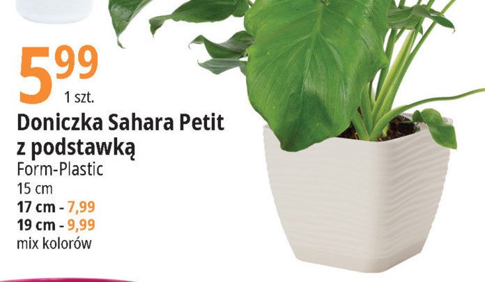 Donicza sahara petit 19 cm Form-plastic promocja