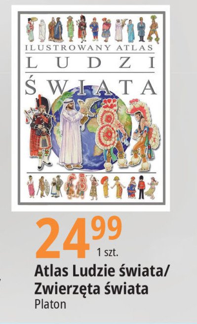 Ilustrowany atlas ludzi świata promocja