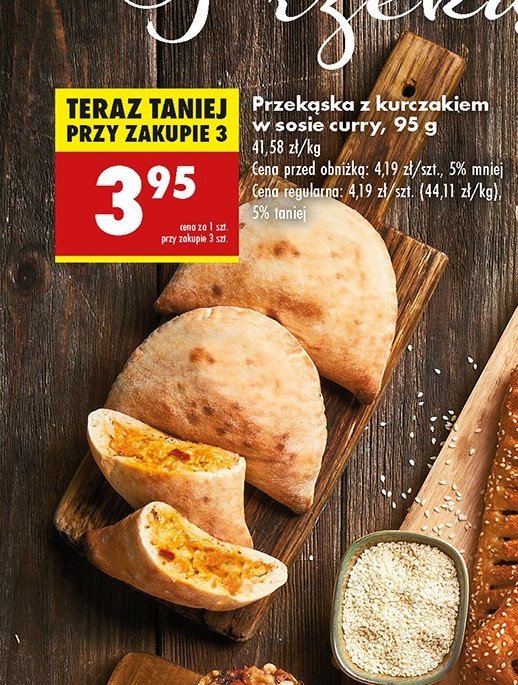 Przekąska z kurczakiem i curry promocja w Biedronka