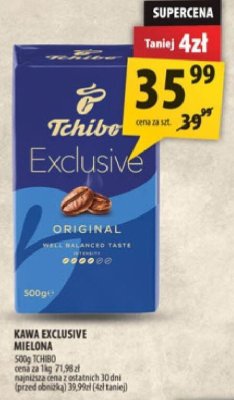 Kawa EXCLUSIVE MIELONA 500g Tchibo promocja w Arhelan