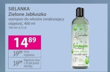 Szampon do w艂os贸w zielone jab艂uszko Sielanka (kosmetyki) Solverx promocja