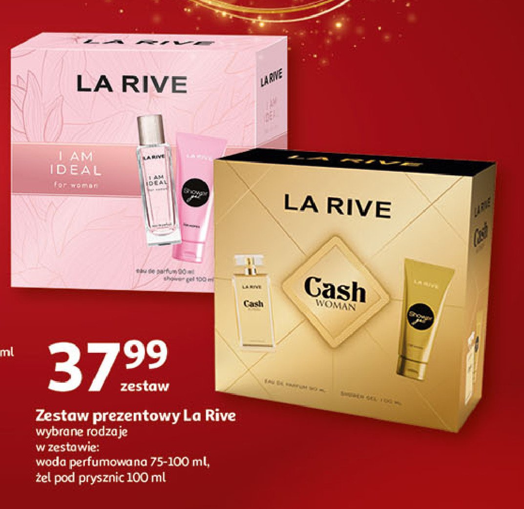 Zestaw w pudełku cash woman dezodorant 150 ml + woda perfumowana 90 ml La rive zestawy promocja