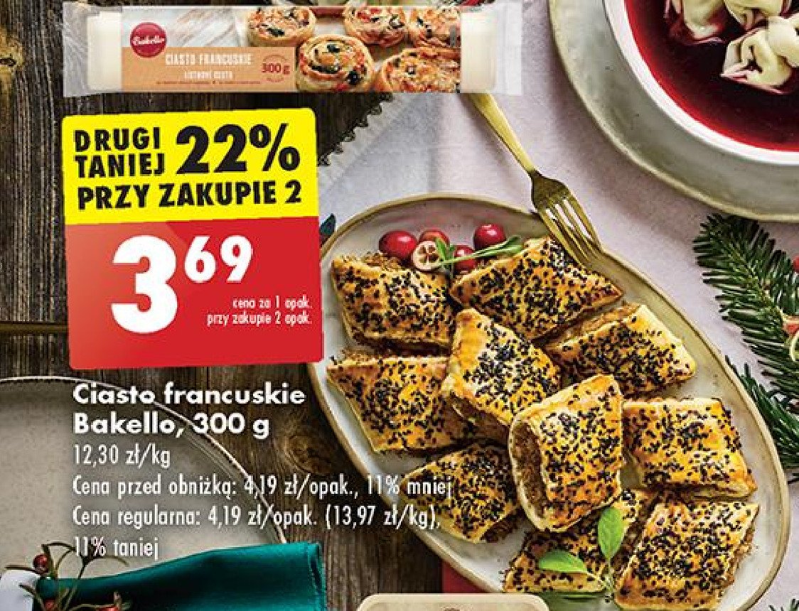 Ciasto francuskie Bakello promocja