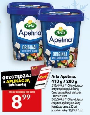 Ser Arla Apetina promocja w Twój Market