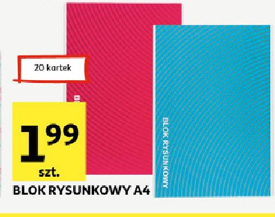 Blok rysunkowy a4/20 promocja w Biedronka