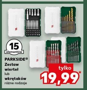 Wiertła do stali hss Parkside promocja