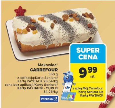 Makowiec CARREFOUR 350 g promocja w Carrefour