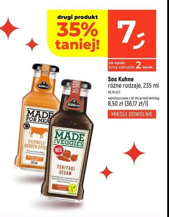 Sos teriyaki z sezamem Kuhne promocja w Dealz