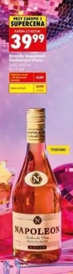 Brandy Napoleon Recherche Pons promocja w Biedronka