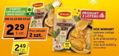 Sos Winiary Pieczeniowy Jasny promocja w Euro Sklep