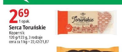 Pierniki serce toru艅skie Kopernik promocja