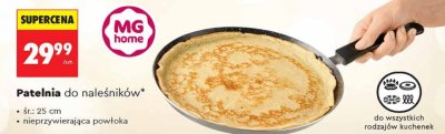 Patelnia do naleśników MG home promocja w Biedronka