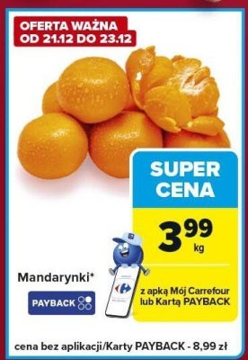 Mandarynki na sok Ryneczek lidla promocja w Carrefour Express