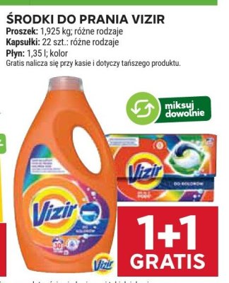 Środki do prania Vizir proszek/kapsułki/płyn promocja w Stokrotka