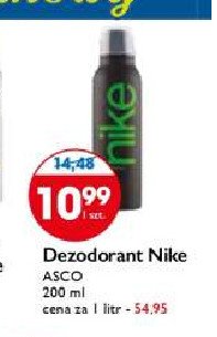 Dezodorant Nike green Nike cosmetics promocja