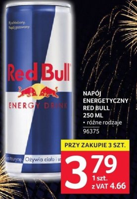 Napój energetyczny Red Bull 250 ml promocja w Selgros
