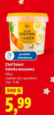 Sałatka warzywna z jajkiem promocja w Lidl