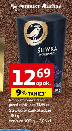 Śliwka w czekoladzie Auchan promocja