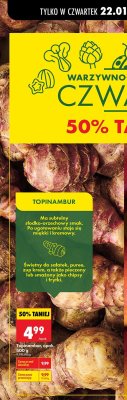 Topinambur promocja w Biedronka