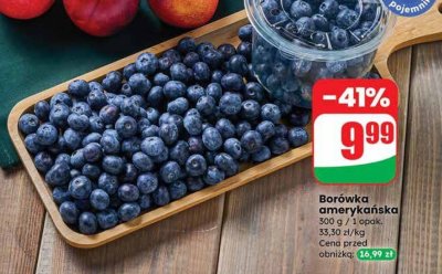 Borówka amerykańska 300 g promocja w Dino