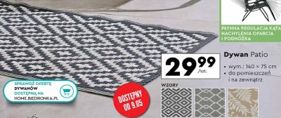 Dywan patio 140 x 75 cm Gardenic promocja