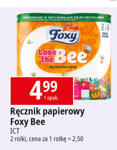 Ręczniki kuchenne Foxy love the bee promocja