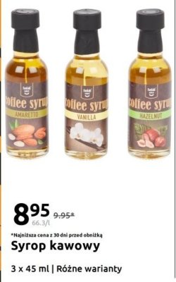 Syrop kawowy Różne warianty promocja w Action