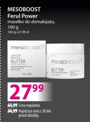MESOBOOST Ferul Acid masełko do demakijażu, 100 g promocja w Hebe