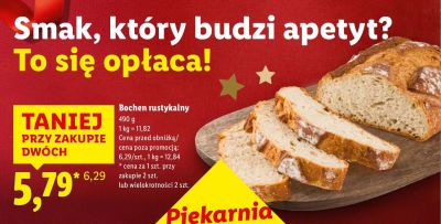 Chleb Bochen rustykalny promocja w Lidl